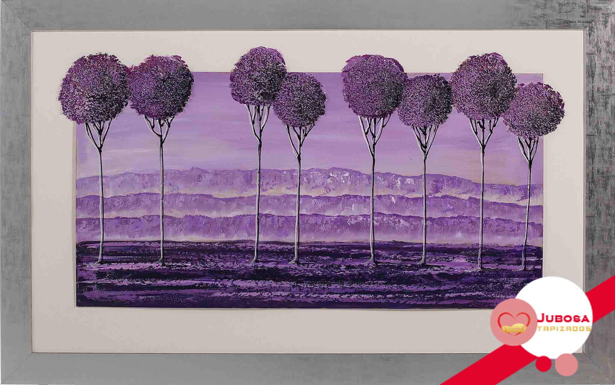 cuadro purpura tapizados jubosa